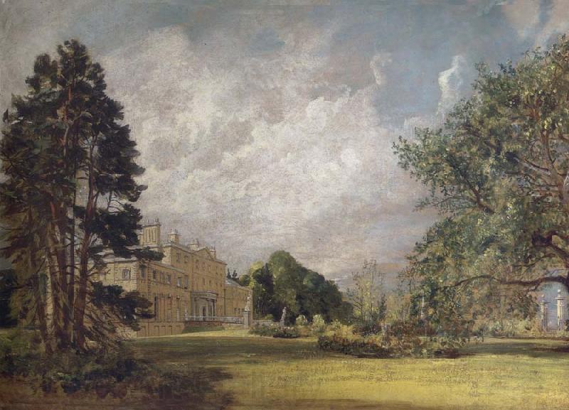 John Constable Malvern Hall:The entrance front Norge oil painting art
